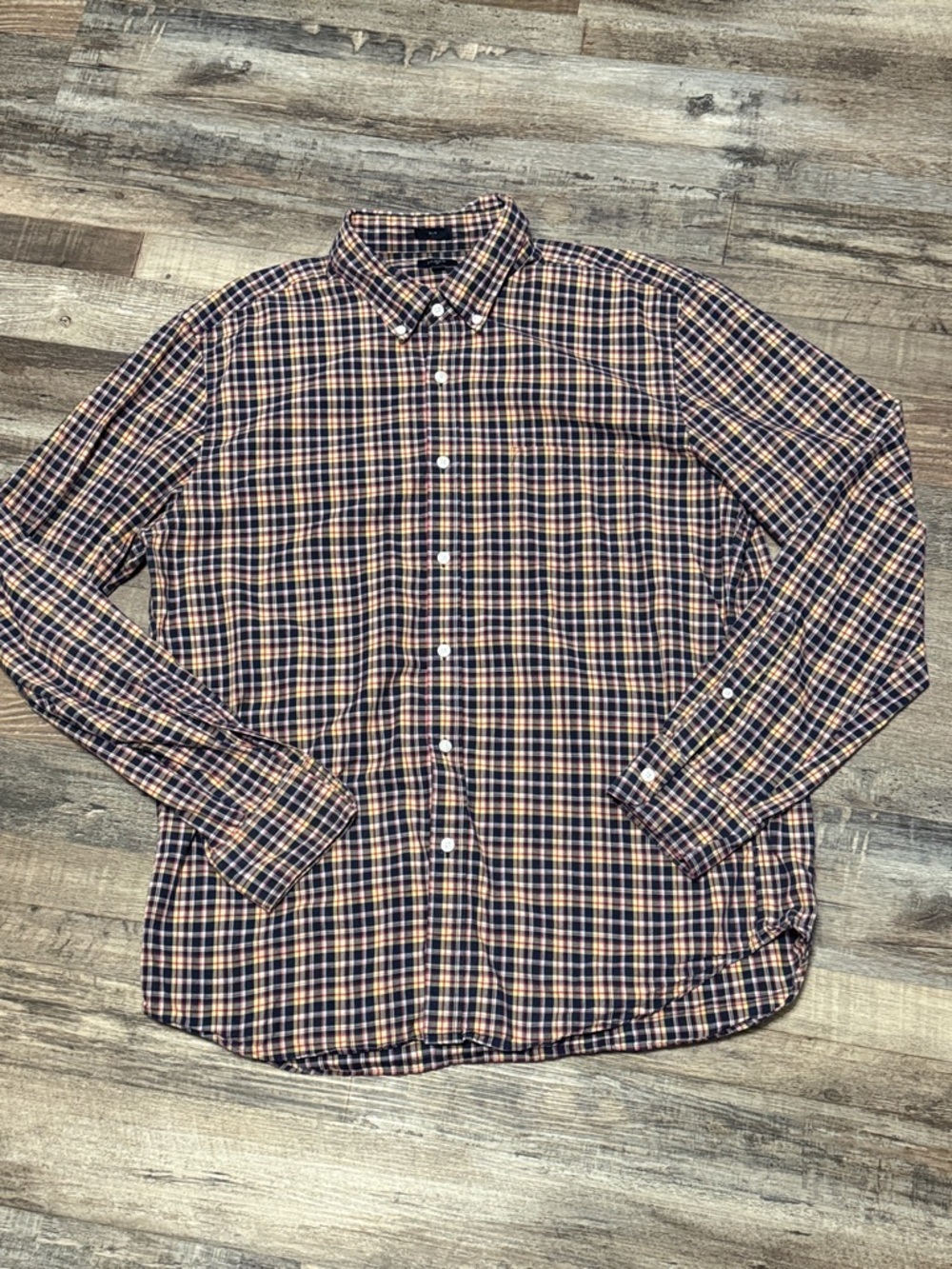 J. Crew Men’s Slim Fit Button Down Plaid Shirt Size XL